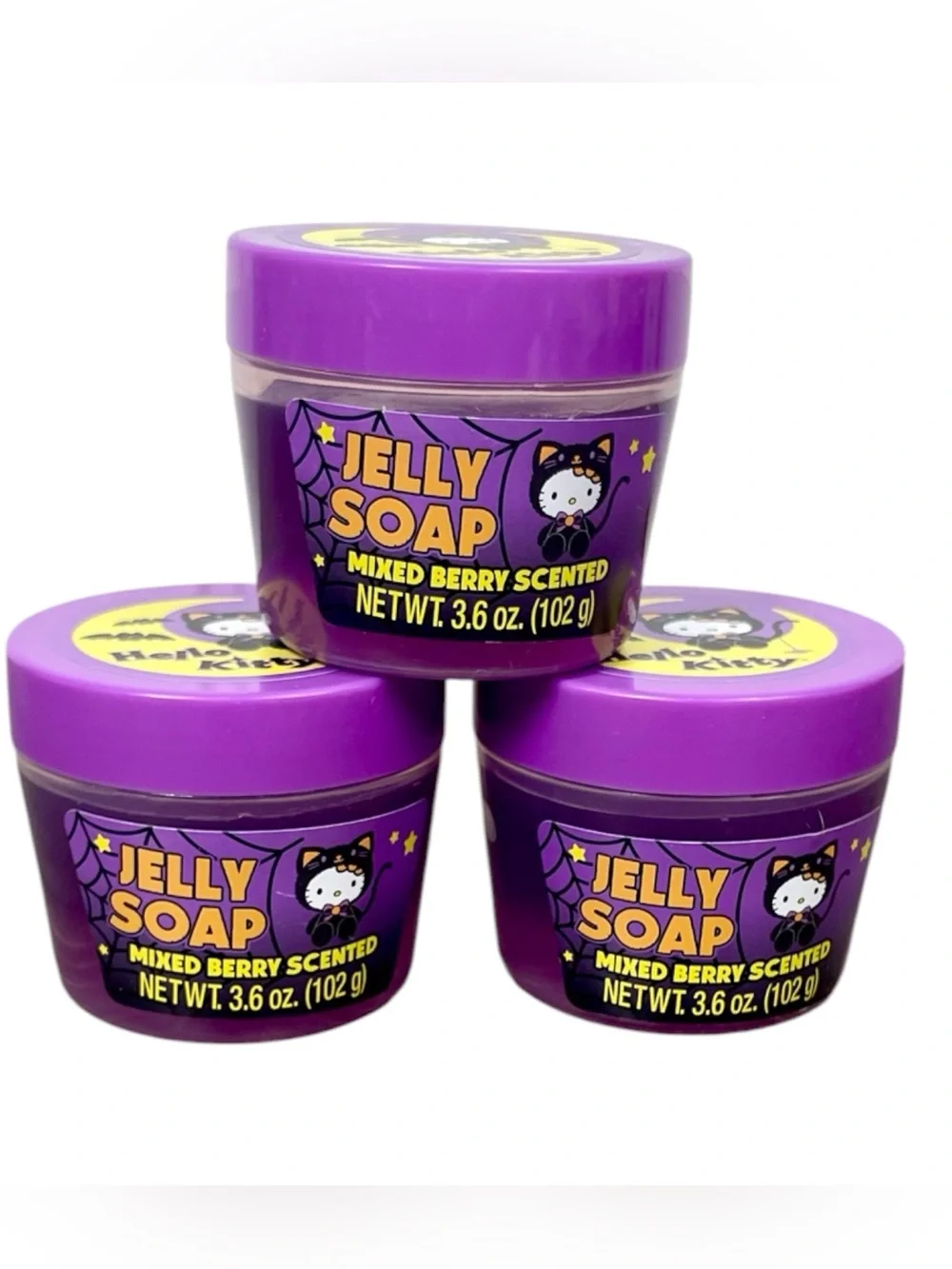 Jelly Soap Mixed Berry Scented Kids Bath Jelly - Purple